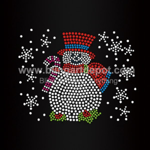 Rhinestone Santa Heat Transfers